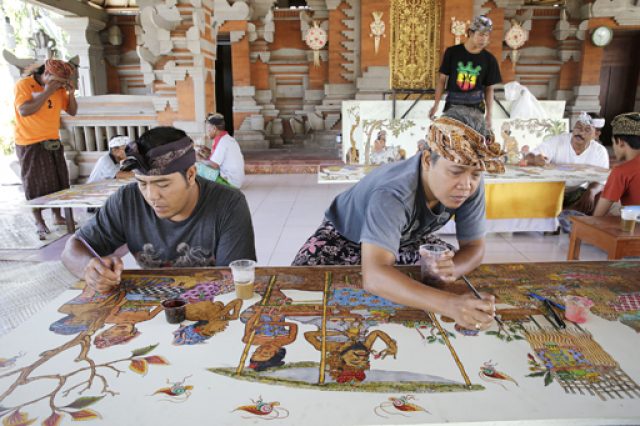 UBUD BATUAN VILLAGE FOR PAINTING ART